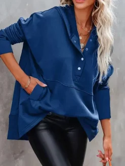 Sweatshirt donkerblauw