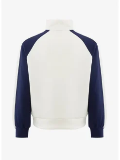 Sweatshirt donkerblauw/wit