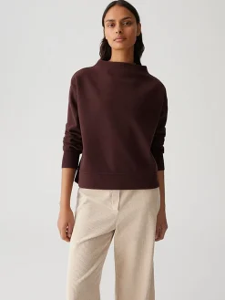 Sweatshirt donkerbruin