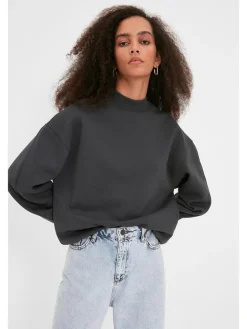 Sweatshirt donkergrijs