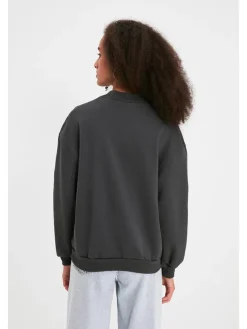 Sweatshirt donkergrijs