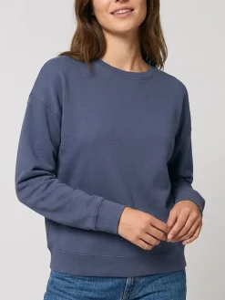 Sweatshirt "Ima Q" blauw