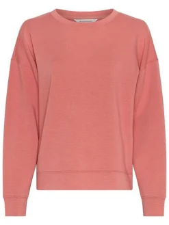 Sweatshirt "Ima Q" koraalrood