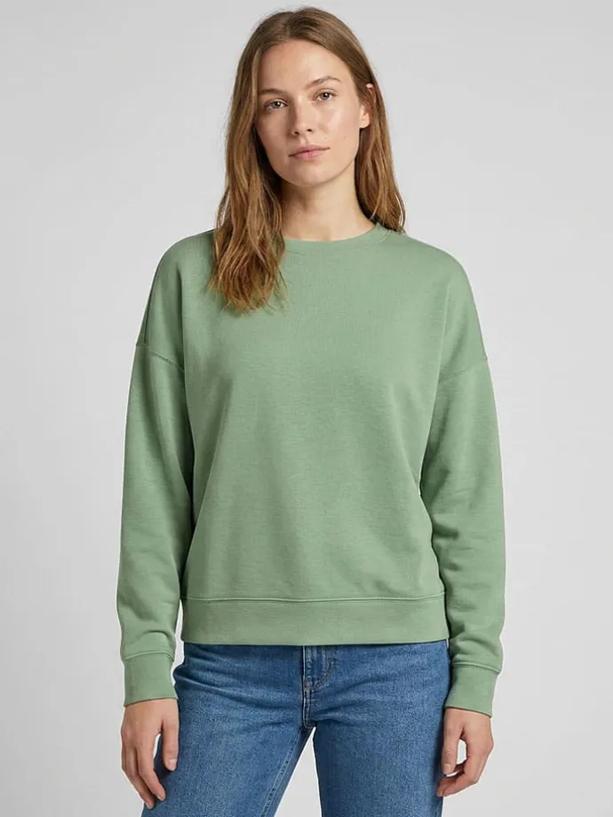 Sweatshirt "Ima Q" lichtgroen