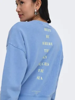 Sweatshirt lichtblauw