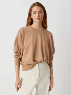 Sweatshirt lichtbruin