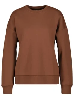 Sweatshirt "Logo" lichtbruin