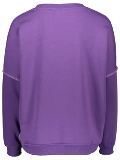 Sweatshirt "Love more" paars
