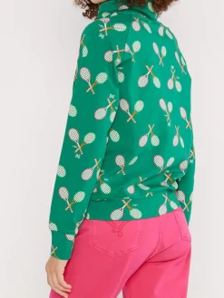Sweatshirt "Oh So Nett" groen