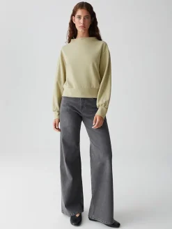 Sweatshirt olijfgroen