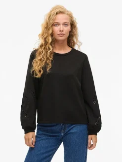 Sweatshirt "Sandy" zwart