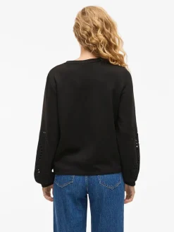 Sweatshirt "Sandy" zwart