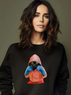 Sweatshirt zwart