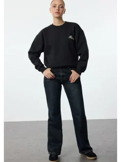 Sweatshirt zwart