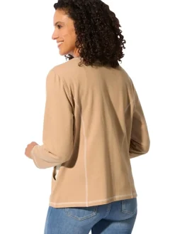 Sweatvest beige