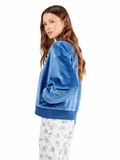 Sweatvest blauw
