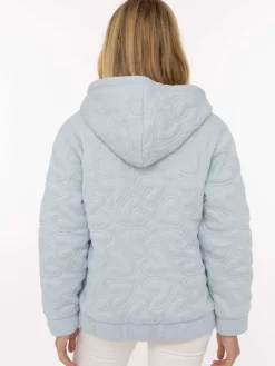 Sweatvest "Endless Love" lichtblauw