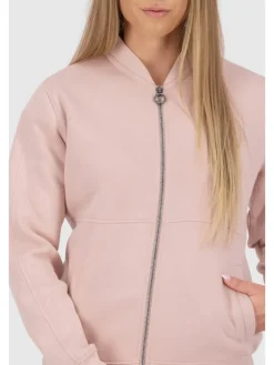 Sweatvest lichtroze