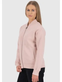 Sweatvest lichtroze