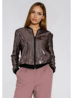 Sweatvest zwart/goudkleurig