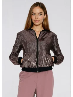 Sweatvest zwart/goudkleurig