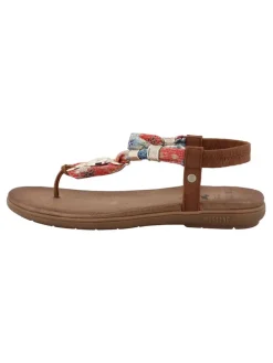 Teensandalen "Dona" meerkleurig/lichtbruin