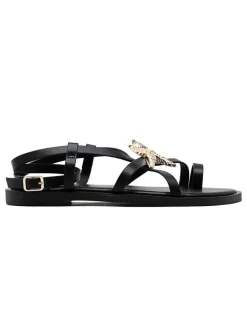 Teensandalen zwart