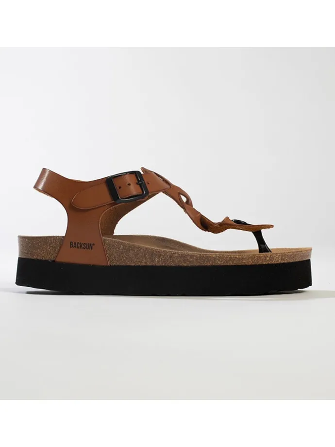 Teenslippers "Ancone" bruin