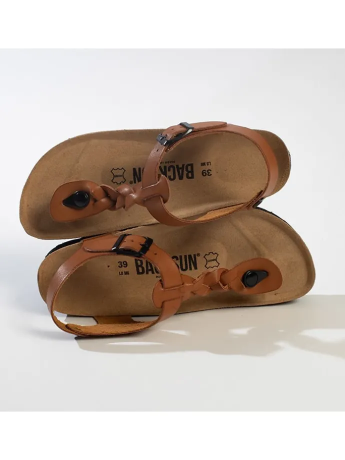 Teenslippers "Ancone" bruin