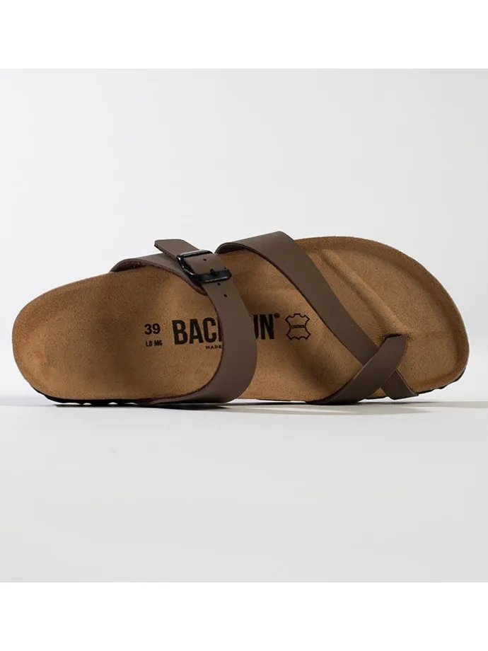 Teenslippers "Barcelone" taupe
