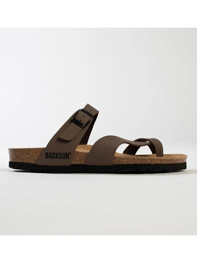 Teenslippers "Barcelone" taupe