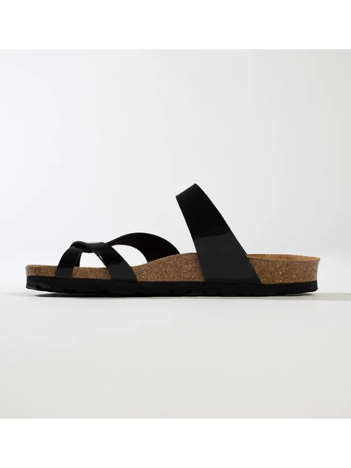 Teenslippers "Barcelone" zwart
