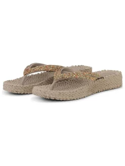 Teenslippers beige