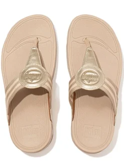 Teenslippers beige