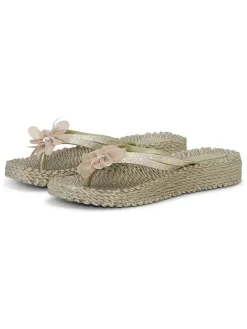 Teenslippers beige