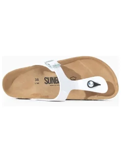 Teenslippers "Camelia" wit