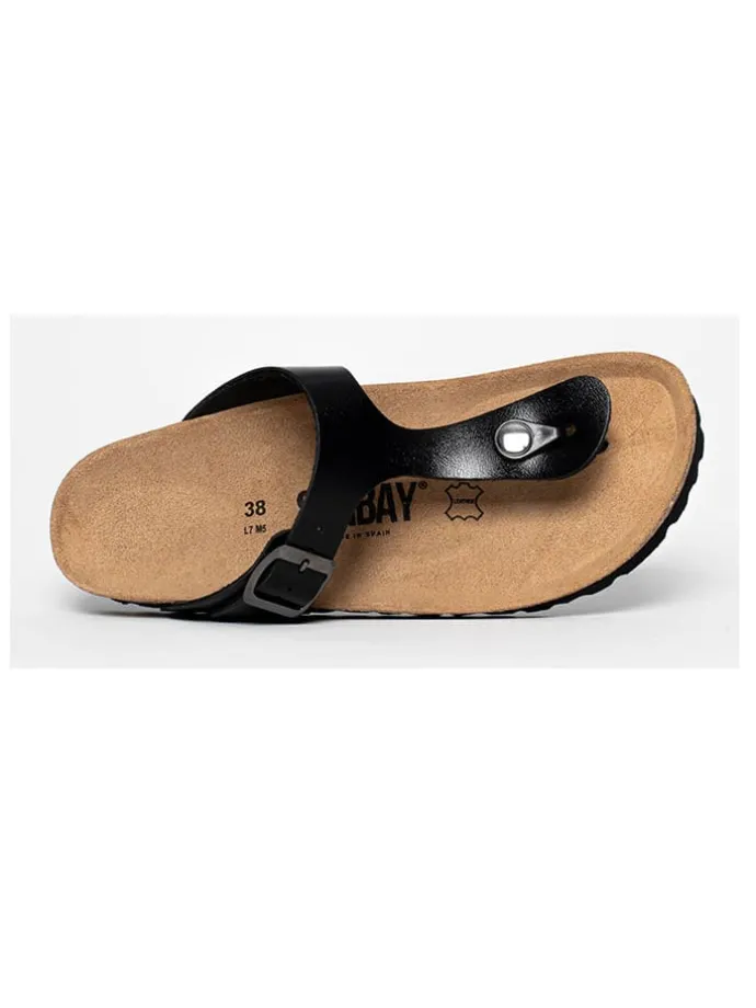 Teenslippers "Cantaura" zwart