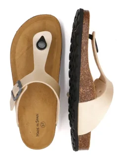 Teenslippers crème