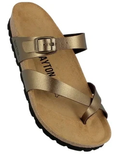 Teenslippers "Diane" bronskleurig