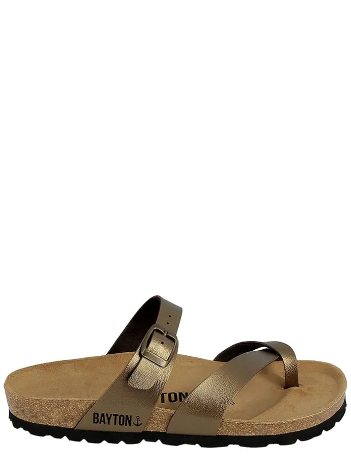 Teenslippers "Diane" bronskleurig