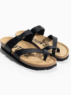 Teenslippers "Diane" zwart