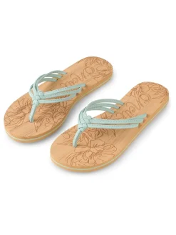 Teenslippers "Ditsy" turquoise