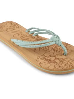Teenslippers "Ditsy" turquoise