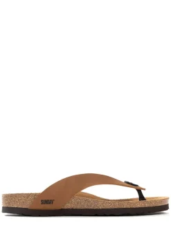 Teenslippers "Goya" lichtbruin