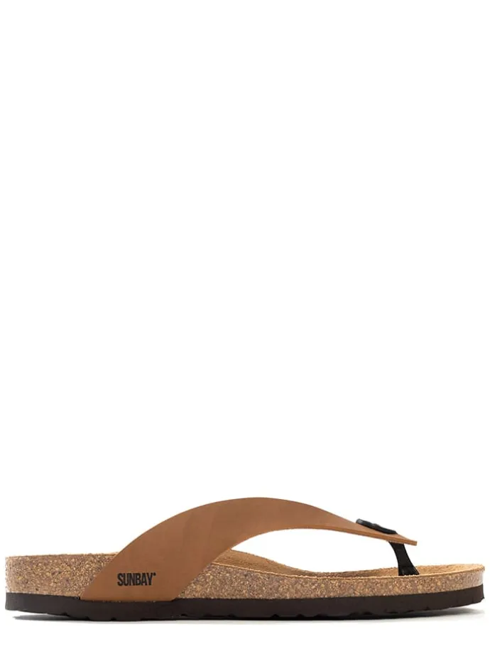 Teenslippers "Goya" lichtbruin