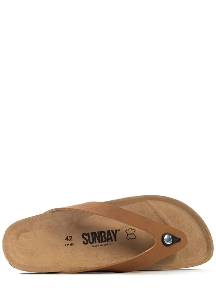 Teenslippers "Goya" lichtbruin