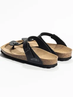 Teenslippers "Mercure" zwart