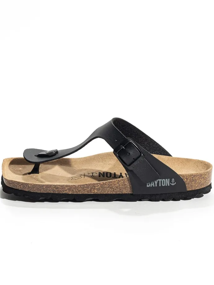 Teenslippers "Mercure" zwart