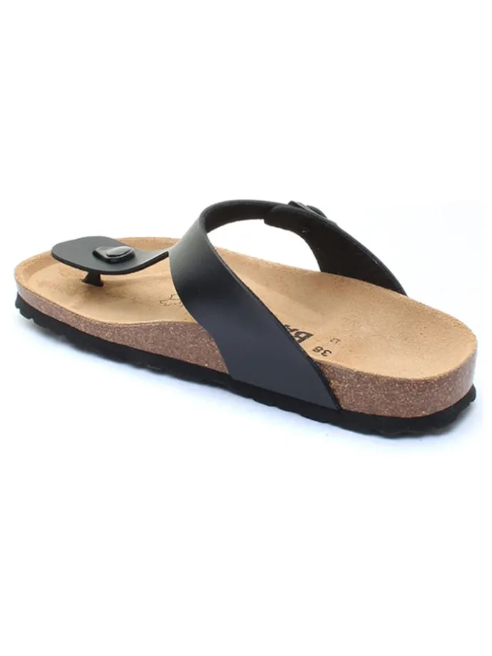 Teenslippers "Mercure" zwart