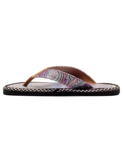 Teenslippers paars/meerkleurig
